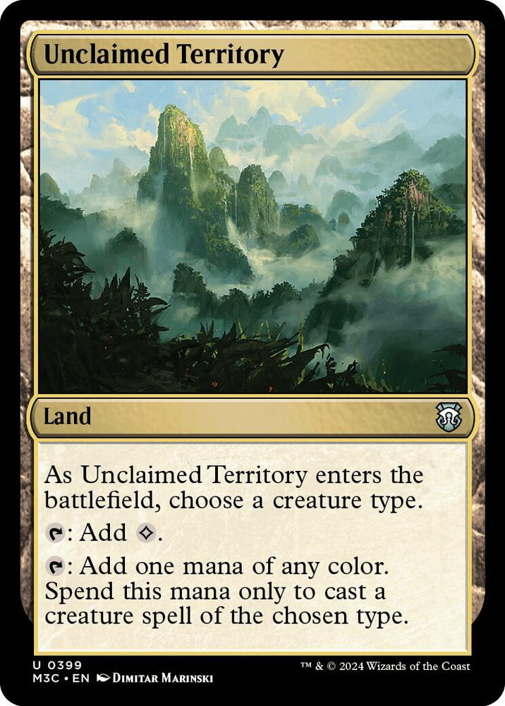 Unclaimed Territory [Modern Horizons 3 Commander] Magic: The Gathering