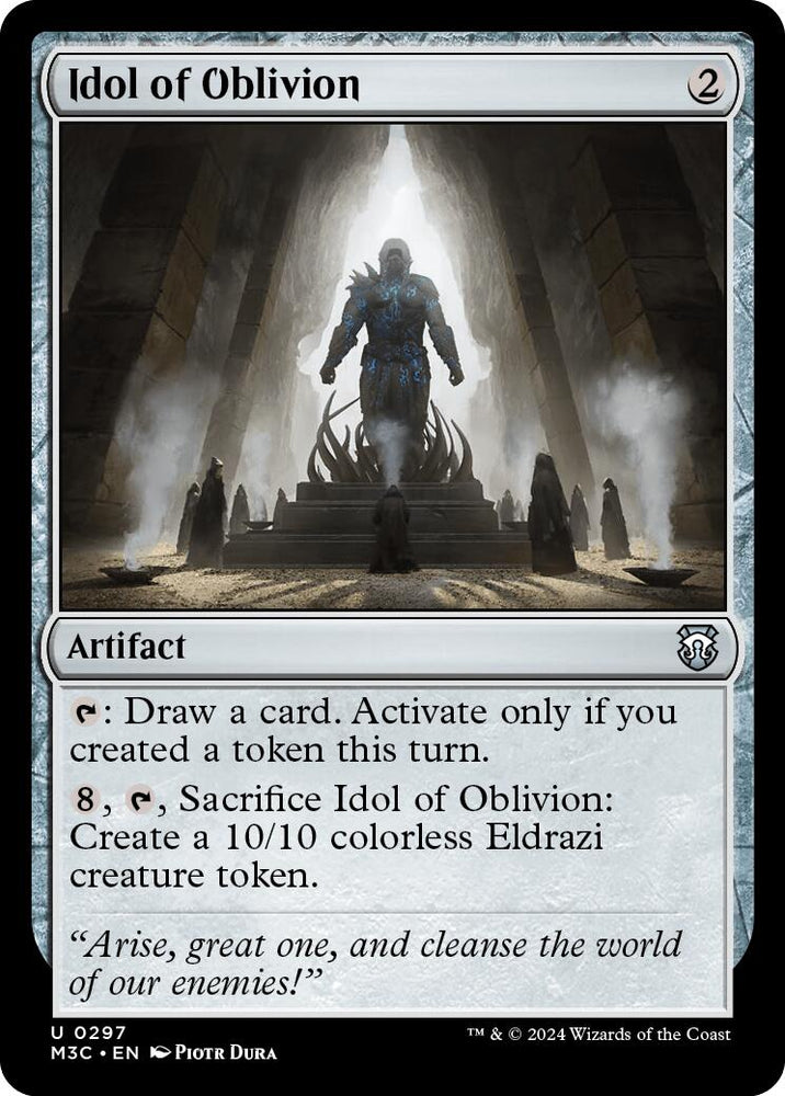 Idol of Oblivion [Modern Horizons 3 Commander] Magic: The Gathering