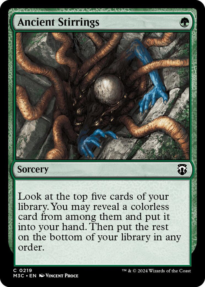 Ancient Stirrings [Modern Horizons 3 Commander] Magic: The Gathering