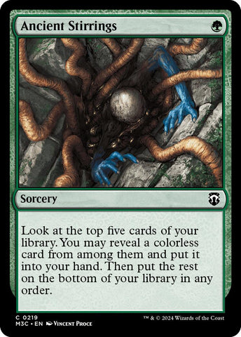 Ancient Stirrings [Modern Horizons 3 Commander] Magic: The Gathering