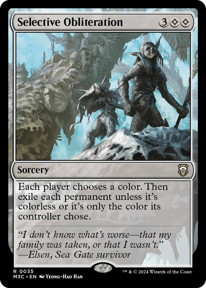Selective Obliteration [Modern Horizons 3 Commander] Magic: The Gathering