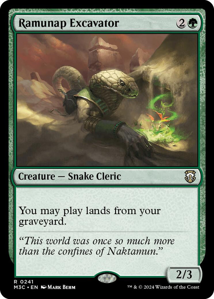 Ramunap Excavator [Modern Horizons 3 Commander] Magic: The Gathering