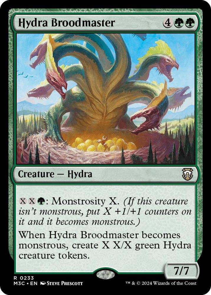 Hydra Broodmaster [Modern Horizons 3 Commander] Magic: The Gathering