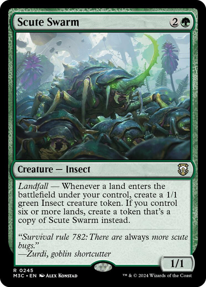 Scute Swarm [Modern Horizons 3 Commander] Magic: The Gathering