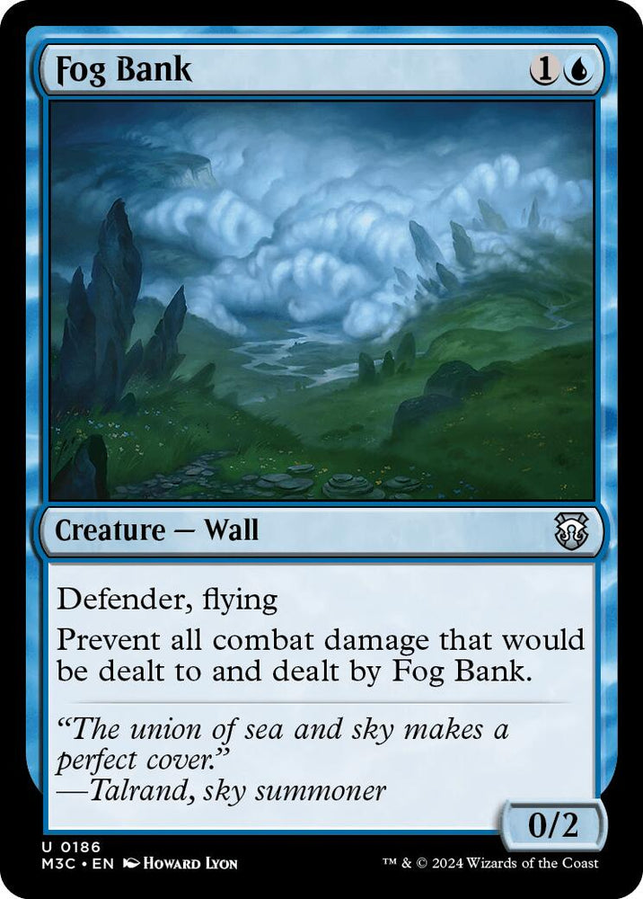 Fog Bank [Modern Horizons 3 Commander] Magic: The Gathering