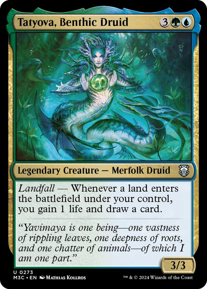 Tatyova, Benthic Druid [Modern Horizons 3 Commander] Magic: The Gathering