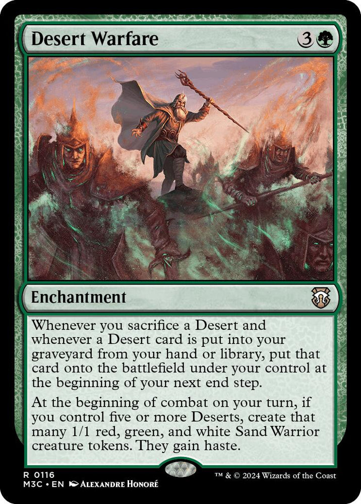 Desert Warfare [Modern Horizons 3 Commander] Magic: The Gathering