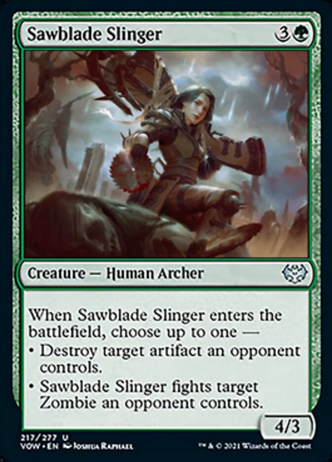 Sawblade Slinger [Innistrad: Crimson Vow] Magic: The Gathering