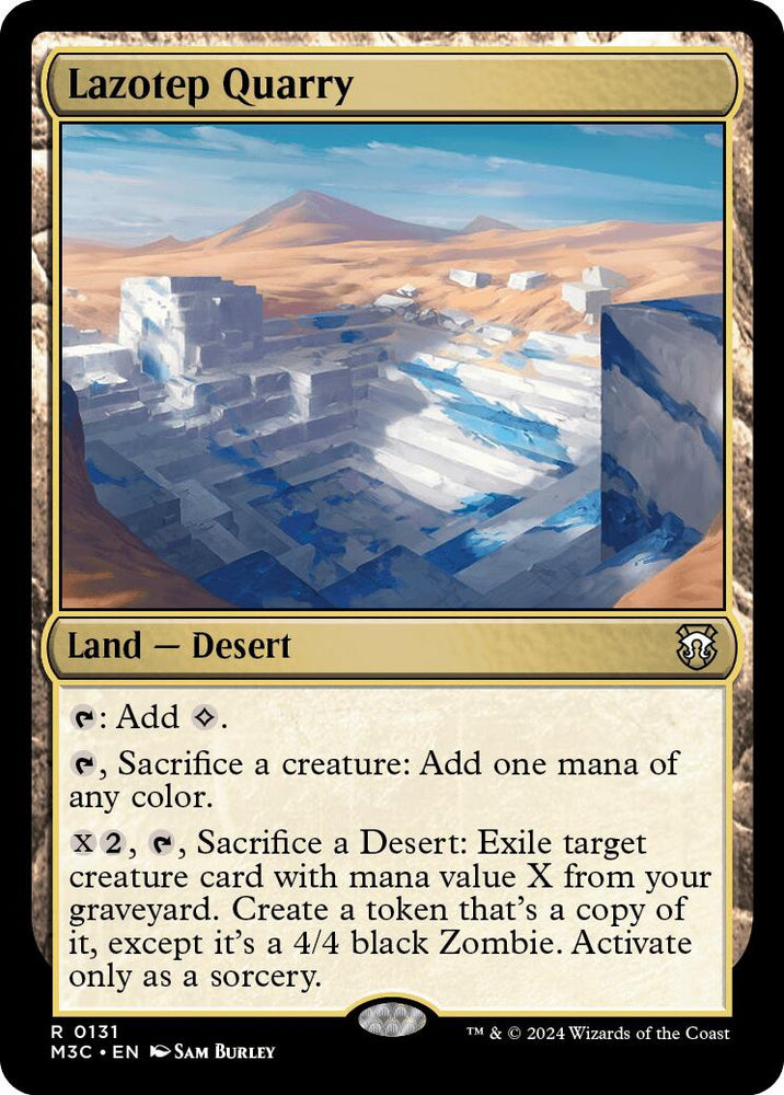 Lazotep Quarry [Modern Horizons 3 Commander] Magic: The Gathering