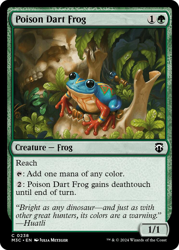 Poison Dart Frog [Modern Horizons 3 Commander] Magic: The Gathering