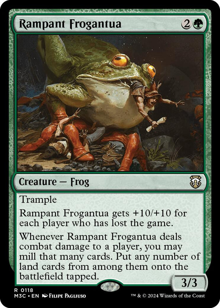 Rampant Frogantua [Modern Horizons 3 Commander] Magic: The Gathering