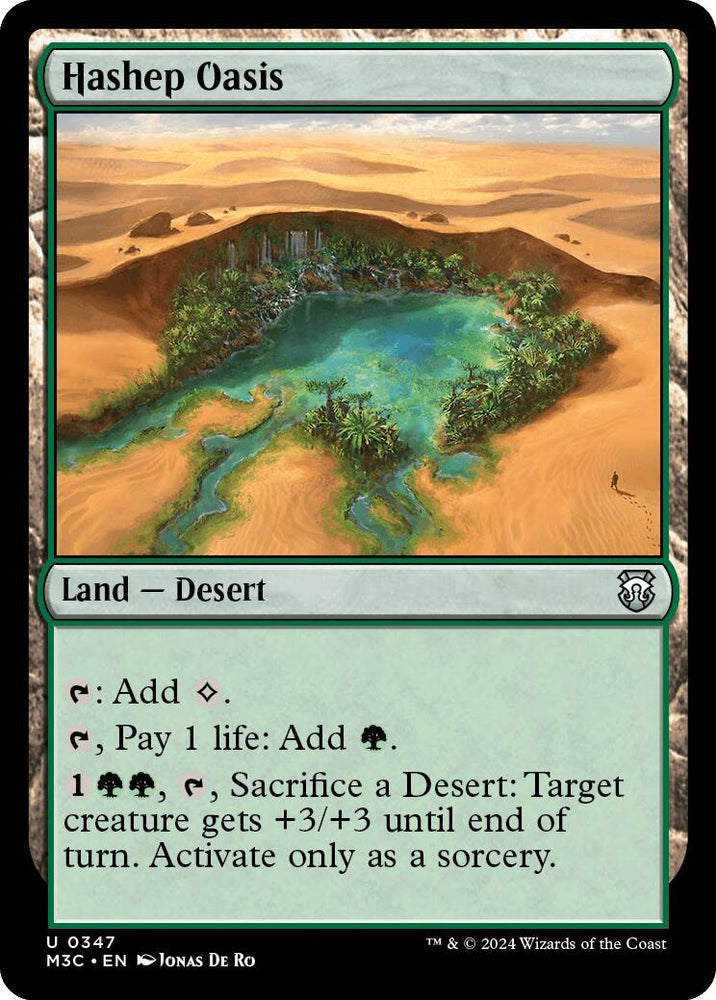 Hashep Oasis [Modern Horizons 3 Commander] Magic: The Gathering