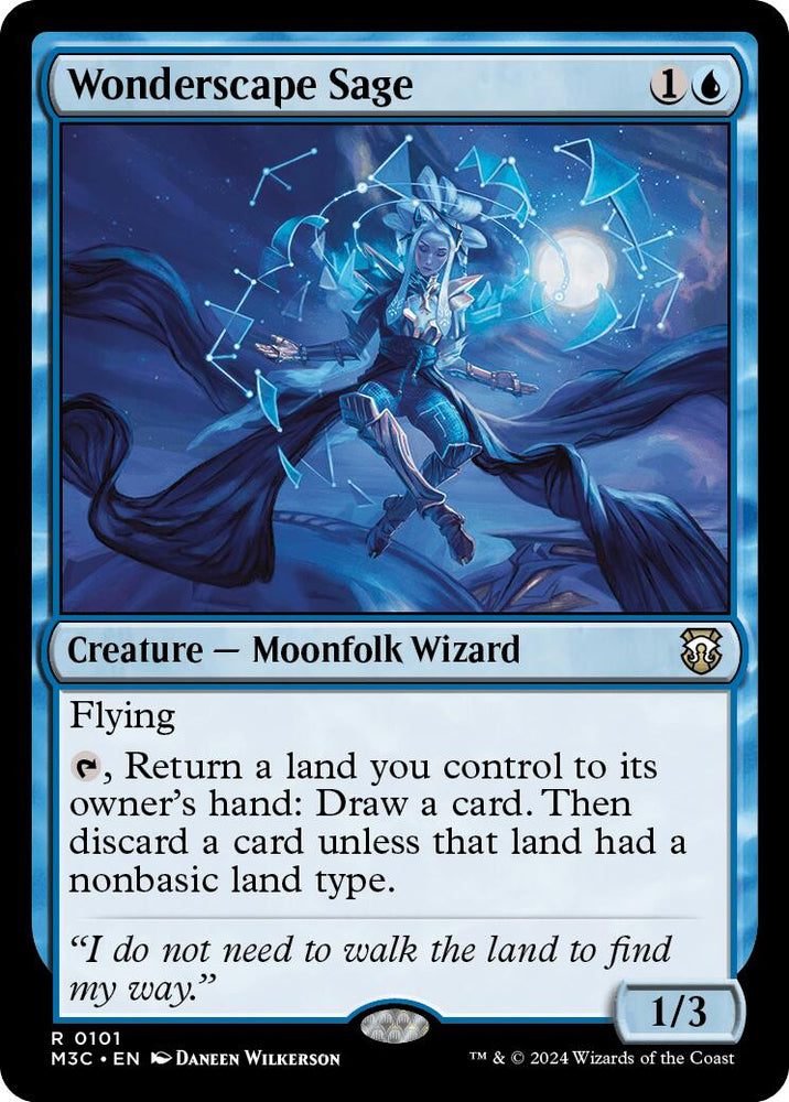 Wonderscape Sage [Modern Horizons 3 Commander] Magic: The Gathering