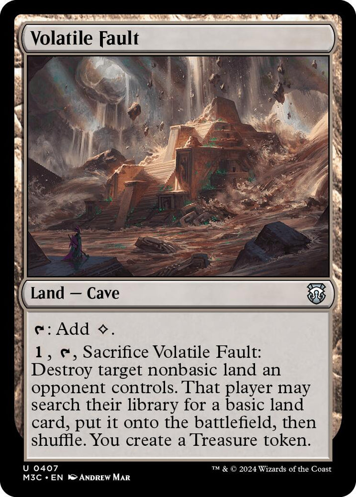 Volatile Fault [Modern Horizons 3 Commander] Magic: The Gathering