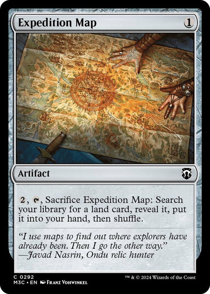 Expedition Map [Modern Horizons 3 Commander] Magic: The Gathering