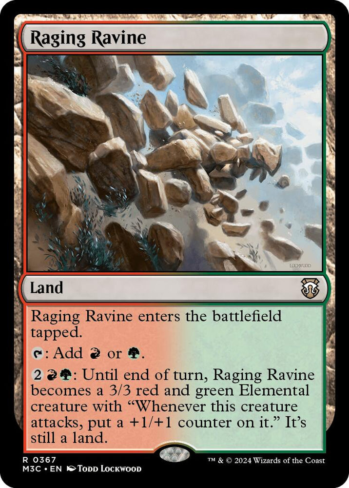 Raging Ravine [Modern Horizons 3 Commander] Magic: The Gathering