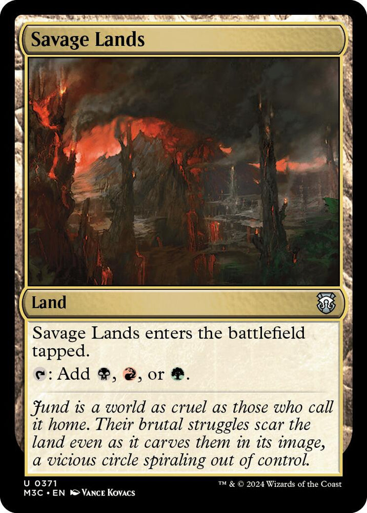 Savage Lands [Modern Horizons 3 Commander] Magic: The Gathering