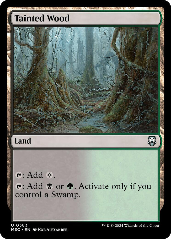 Tainted Wood [Modern Horizons 3 Commander] Magic: The Gathering