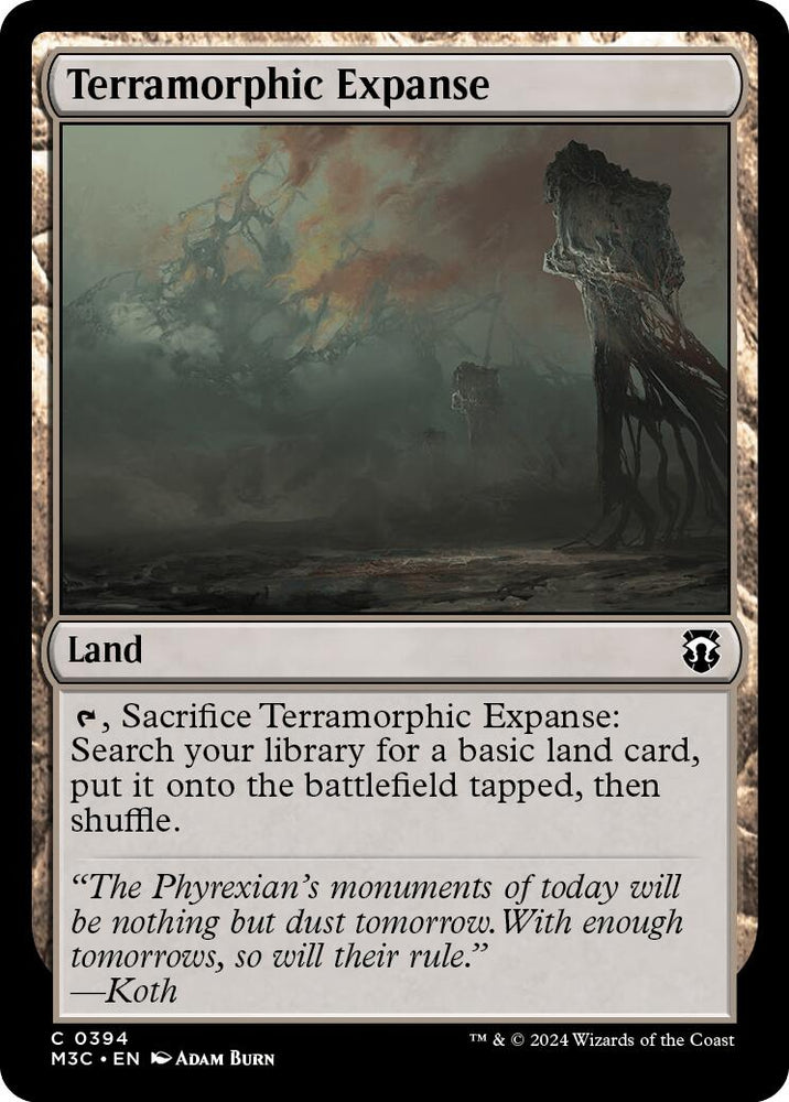 Terramorphic Expanse [Modern Horizons 3 Commander] Magic: The Gathering