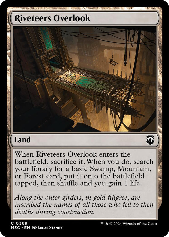 Riveteers Overlook [Modern Horizons 3 Commander] Magic: The Gathering