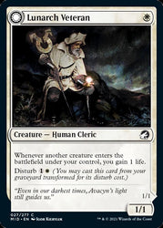 Lunarch Veteran // Luminous Phantom [Innistrad: Midnight Hunt] Magic: The Gathering