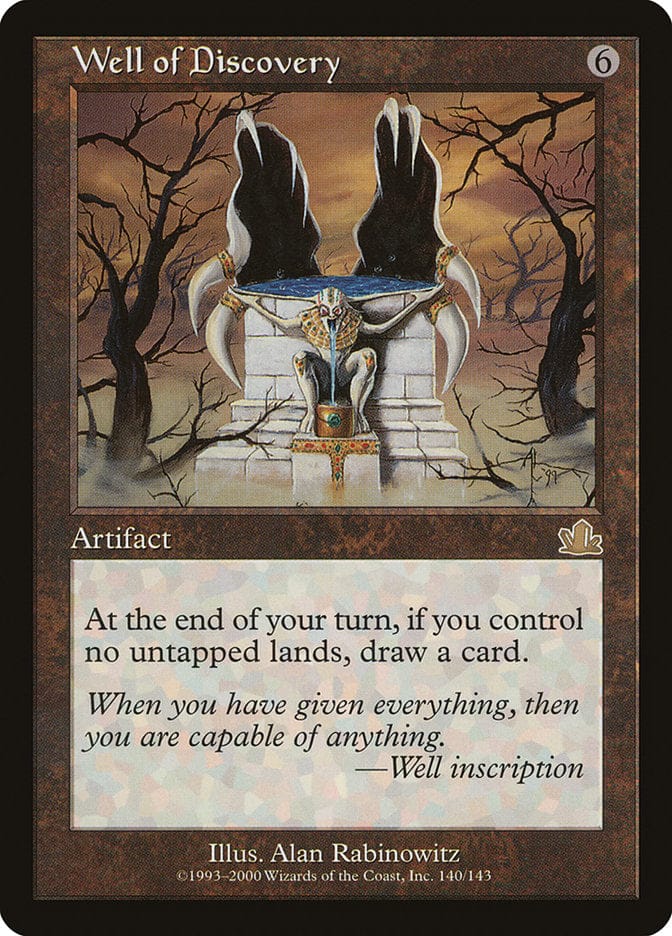 Well of Discovery [Prophecy] Magic: The Gathering