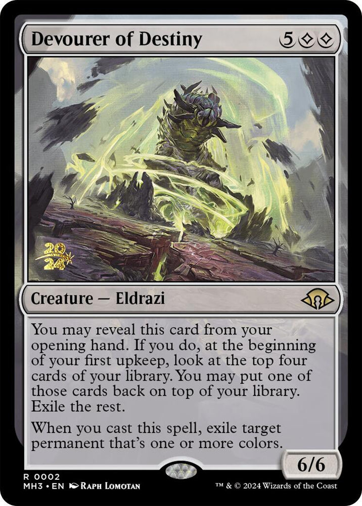 Devourer of Destiny [Modern Horizons 3 Prerelease Promos] Magic: The Gathering