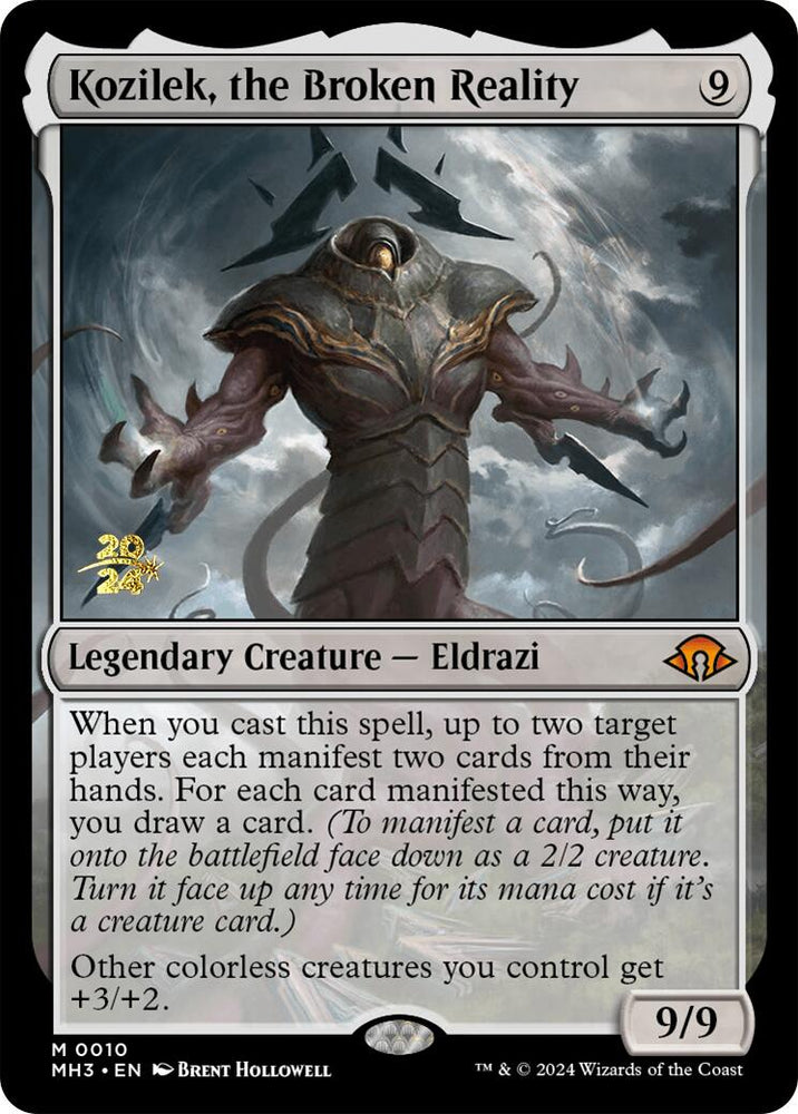 Kozilek, the Broken Reality [Modern Horizons 3 Prerelease Promos] Magic: The Gathering
