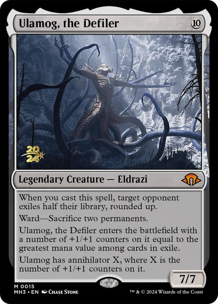 Ulamog, the Defiler [Modern Horizons 3 Prerelease Promos] Magic: The Gathering