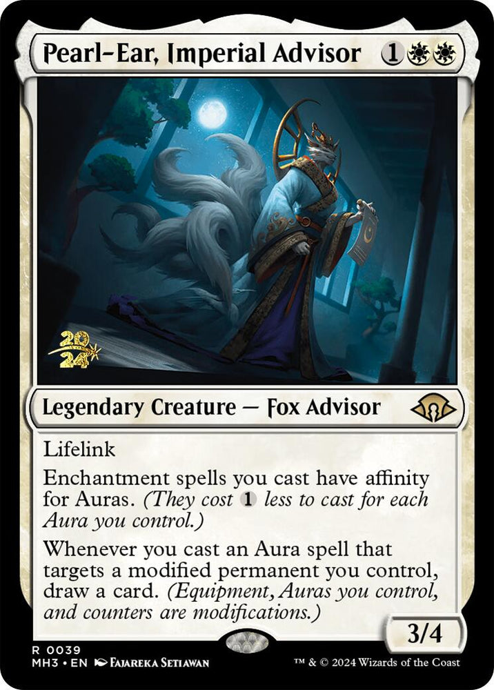 Pearl-Ear, Imperial Advisor [Modern Horizons 3 Prerelease Promos] Magic: The Gathering