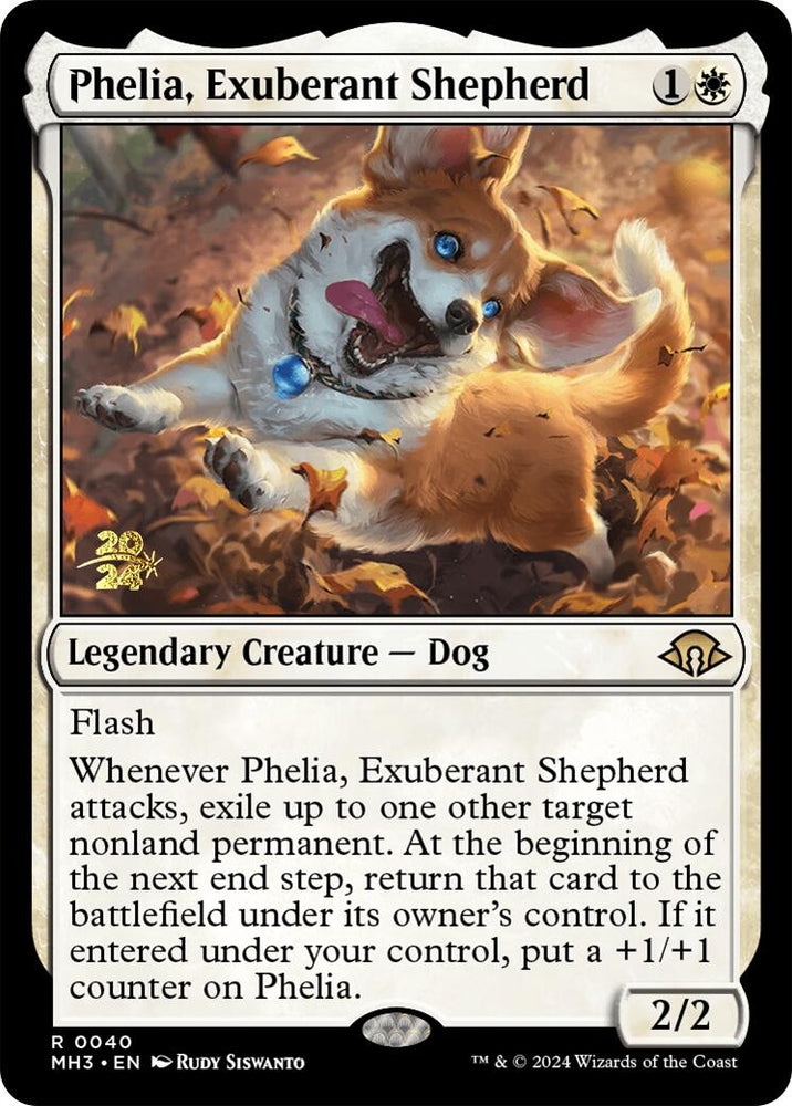 Phelia, Exuberant Shepherd [Modern Horizons 3 Prerelease Promos] Magic: The Gathering