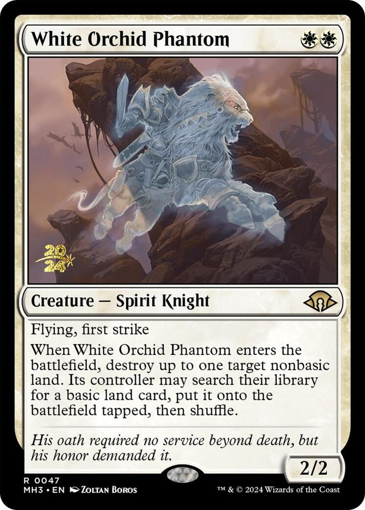White Orchid Phantom [Modern Horizons 3 Prerelease Promos] Magic: The Gathering