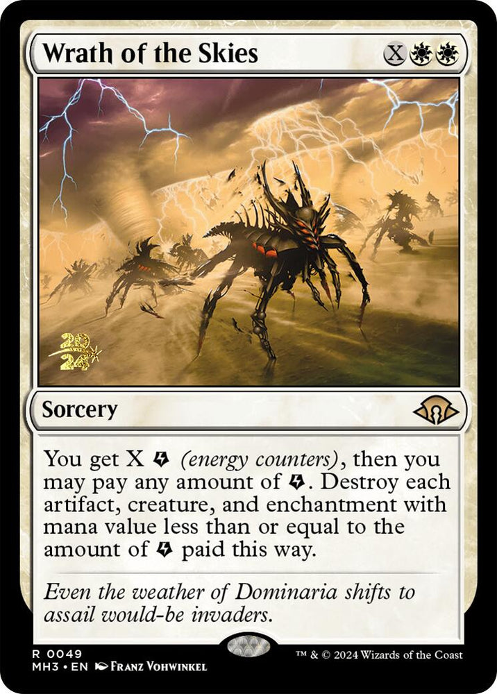 Wrath of the Skies [Modern Horizons 3 Prerelease Promos] Magic: The Gathering