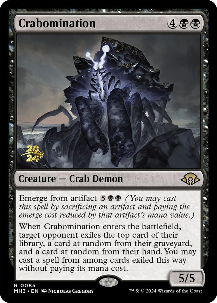 Crabomination [Modern Horizons 3 Prerelease Promos] Magic: The Gathering