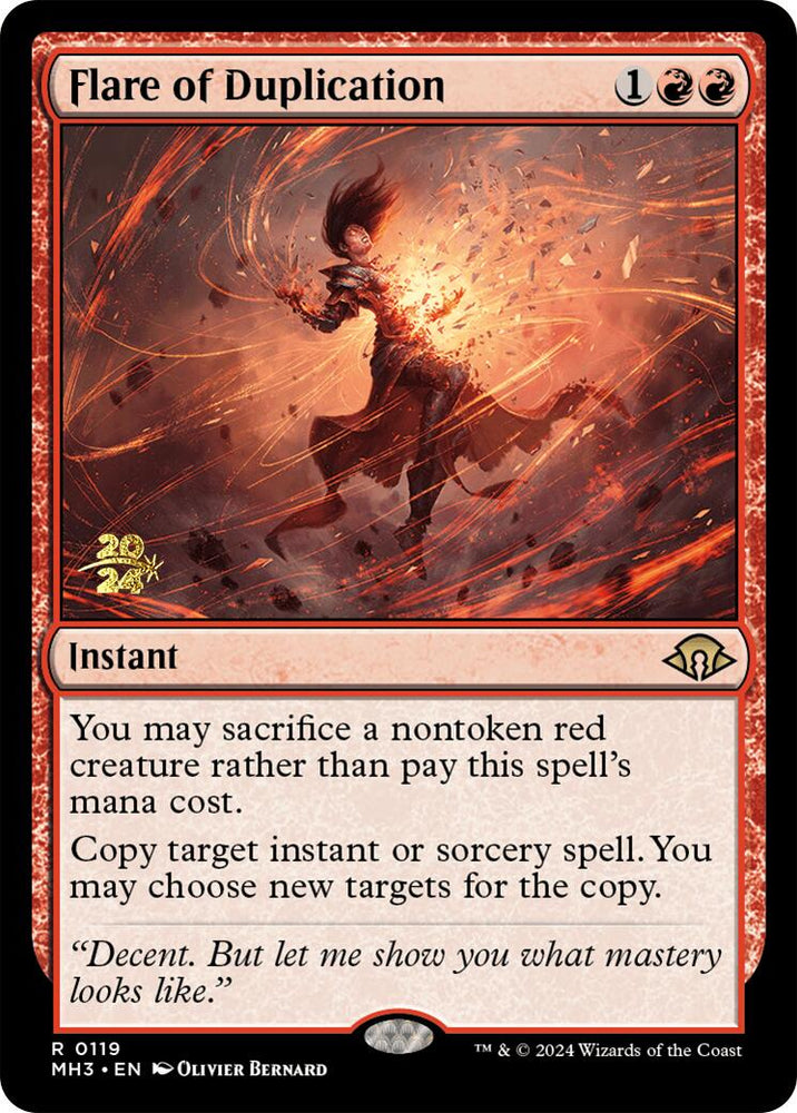 Flare of Duplication [Modern Horizons 3 Prerelease Promos] Magic: The Gathering