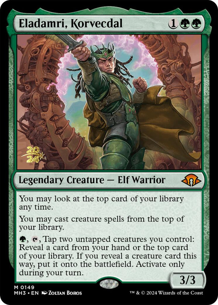 Eladamri, Korvecdal [Modern Horizons 3 Prerelease Promos] Magic: The Gathering