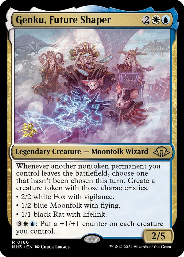 Genku, Future Shaper [Modern Horizons 3 Prerelease Promos] Magic: The Gathering