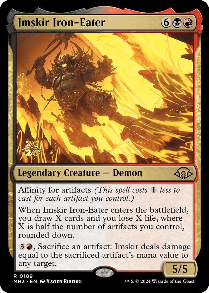 Imskir Iron-Eater [Modern Horizons 3 Prerelease Promos] Magic: The Gathering