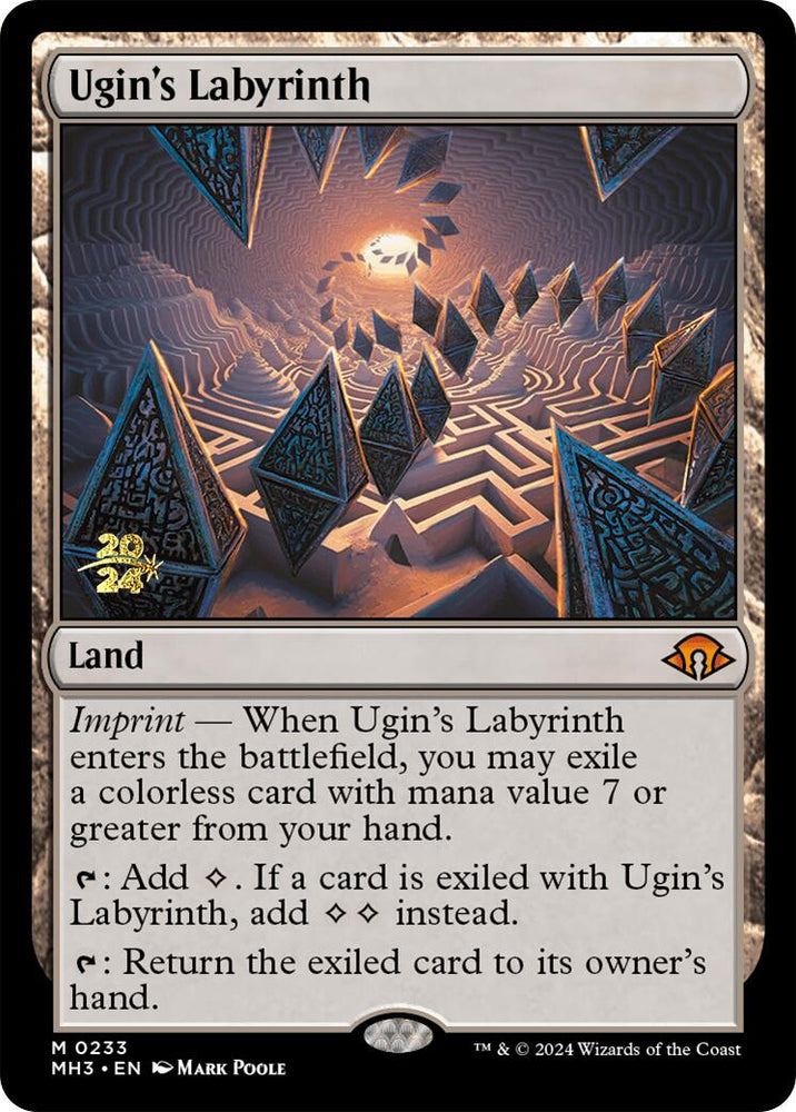 Ugin's Labyrinth [Modern Horizons 3 Prerelease Promos] Magic: The Gathering