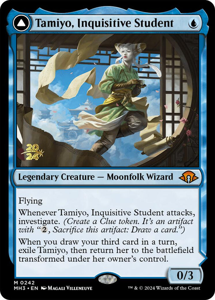 Tamiyo, Inquisitive Student [Modern Horizons 3 Prerelease Promos] Magic: The Gathering