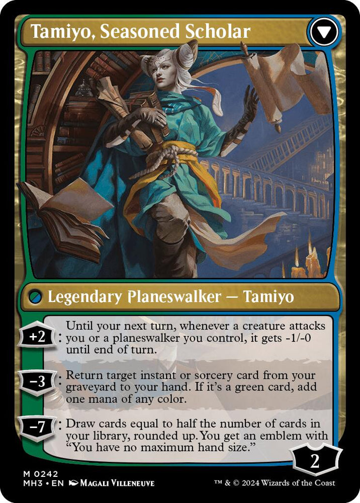 Tamiyo, Inquisitive Student [Modern Horizons 3 Prerelease Promos] Magic: The Gathering