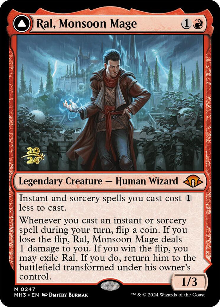 Ral, Monsoon Mage [Modern Horizons 3 Prerelease Promos] Magic: The Gathering