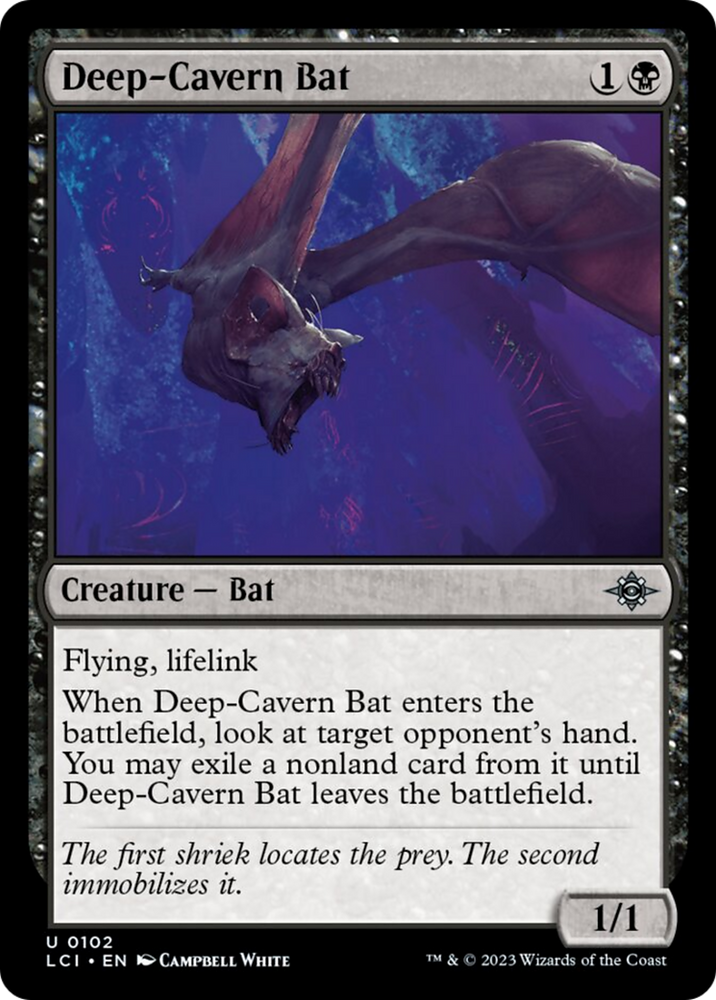Deep-Cavern Bat [The Lost Caverns of Ixalan] Magic: The Gathering