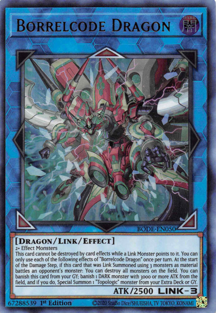 Borrelcode Dragon [BODE-EN050] Ultra Rare - Yugioh Cards For Your TCG Needs!