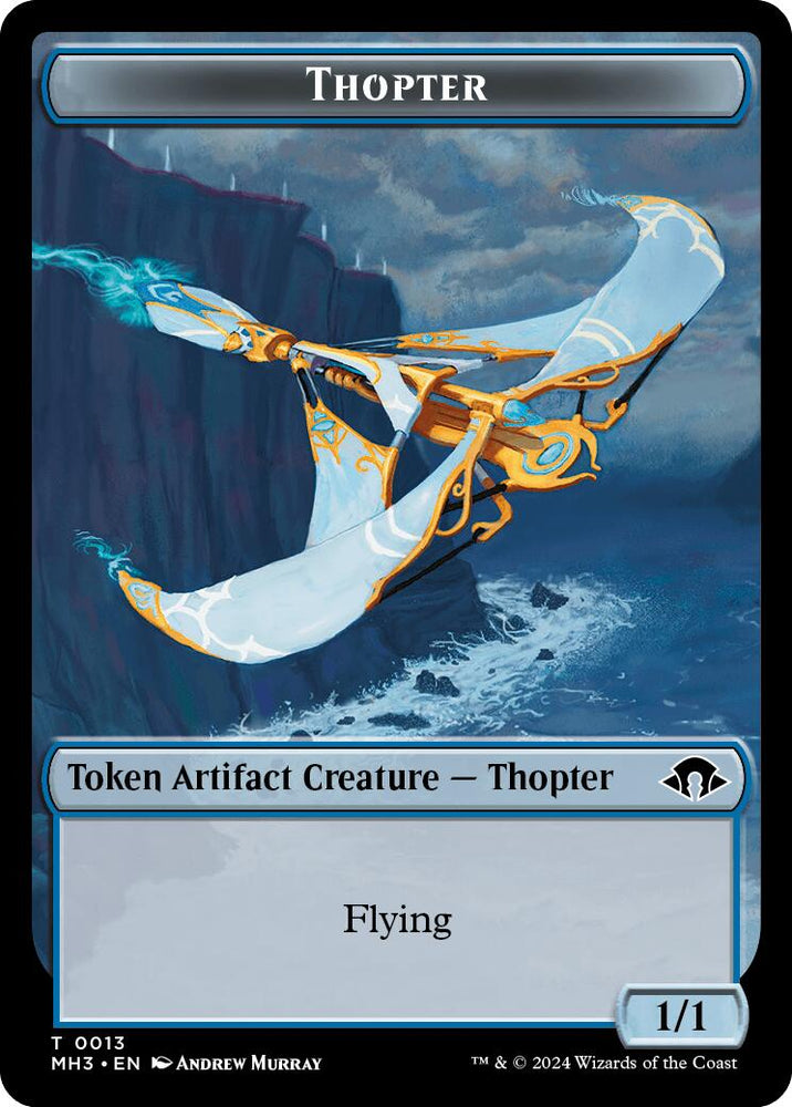 Servo // Thoper Double-Sided Token [Modern Horizons 3 Tokens] Magic: The Gathering