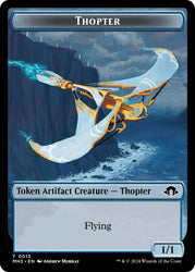 Servo // Thoper Double-Sided Token [Modern Horizons 3 Tokens] Magic: The Gathering