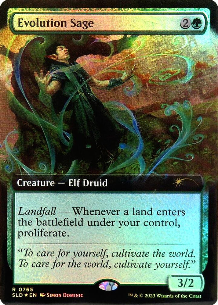 Evolution Sage (Extended Art) [Secret Lair Drop Series] Magic: The Gathering