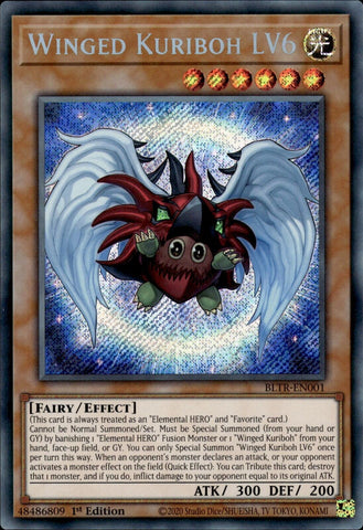 Winged Kuriboh LV6 [BLTR-EN001] Secret Rare - Yugioh Cards For Your TCG Needs!