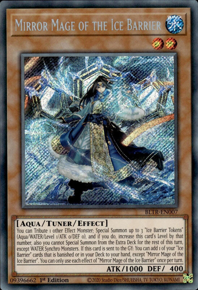Mirror Mage of the Ice Barrier [BLTR-EN007] Secret Rare - Yugioh Cards For Your TCG Needs!