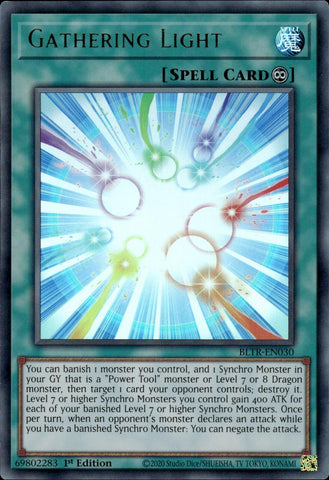 Gathering Light [BLTR-EN030] Ultra Rare - Yugioh Cards For Your TCG Needs!